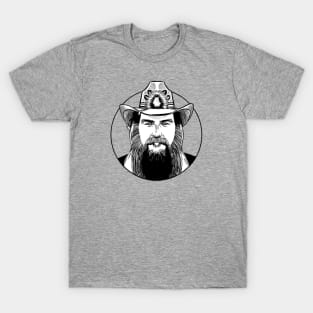 Chris Stapleton Face Logo T-Shirt